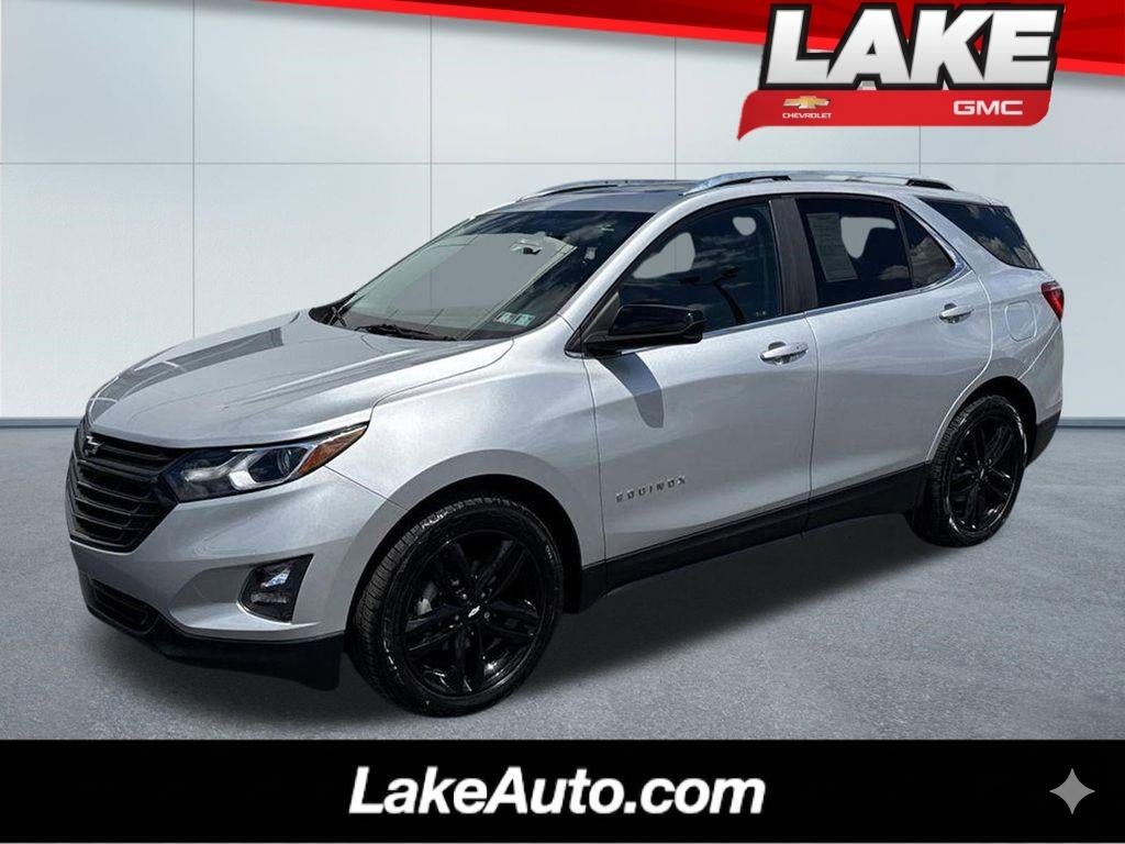 2021 Chevrolet Equinox LT in Silver Ice Metallic — front three-quarter view