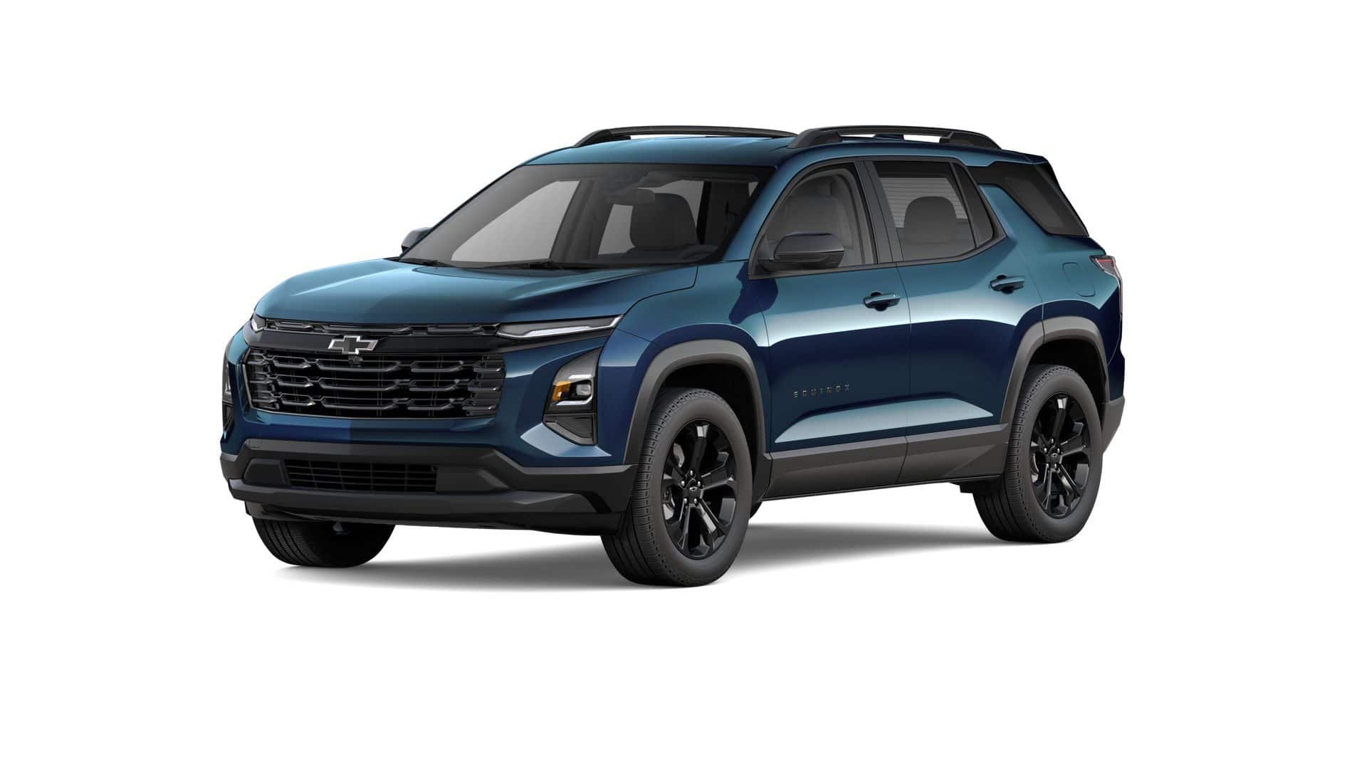 2026 Chevrolet Equinox LT in Lakeshore Blue Metallic — front three-quarter view