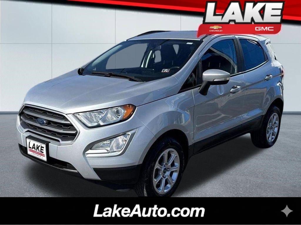 2020 Ford EcoSport SE in Silver — front three-quarter view
