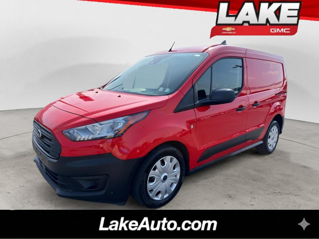 2023 Ford Transit Connect XL Cargo Van in Red — front three-quarter view
