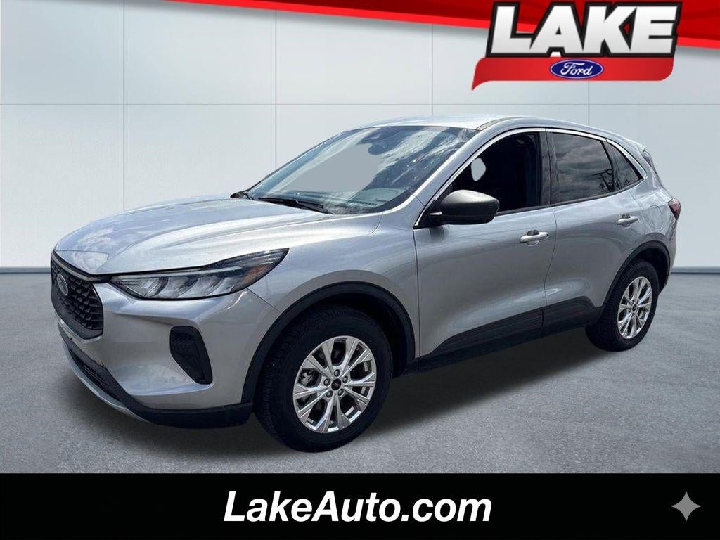 2024 Ford Escape Active in Iconic Silver Metallic — front three-quarter view