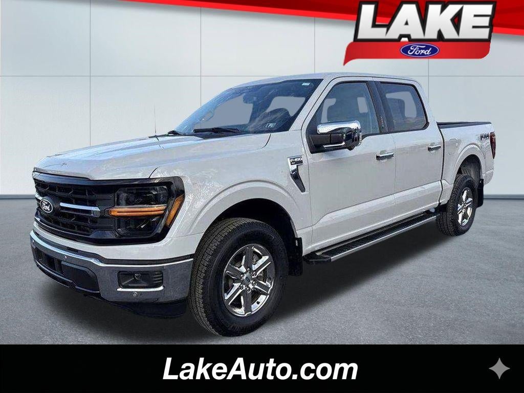 2024 Ford F-150 XLT in Avalanche — front three-quarter view